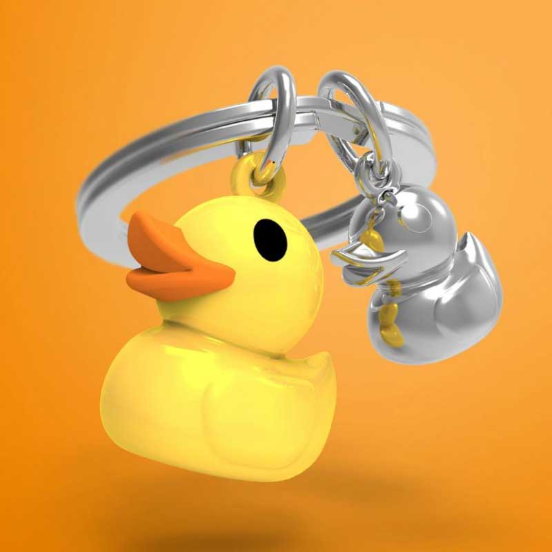 מחזיק מפתחות ברווזים