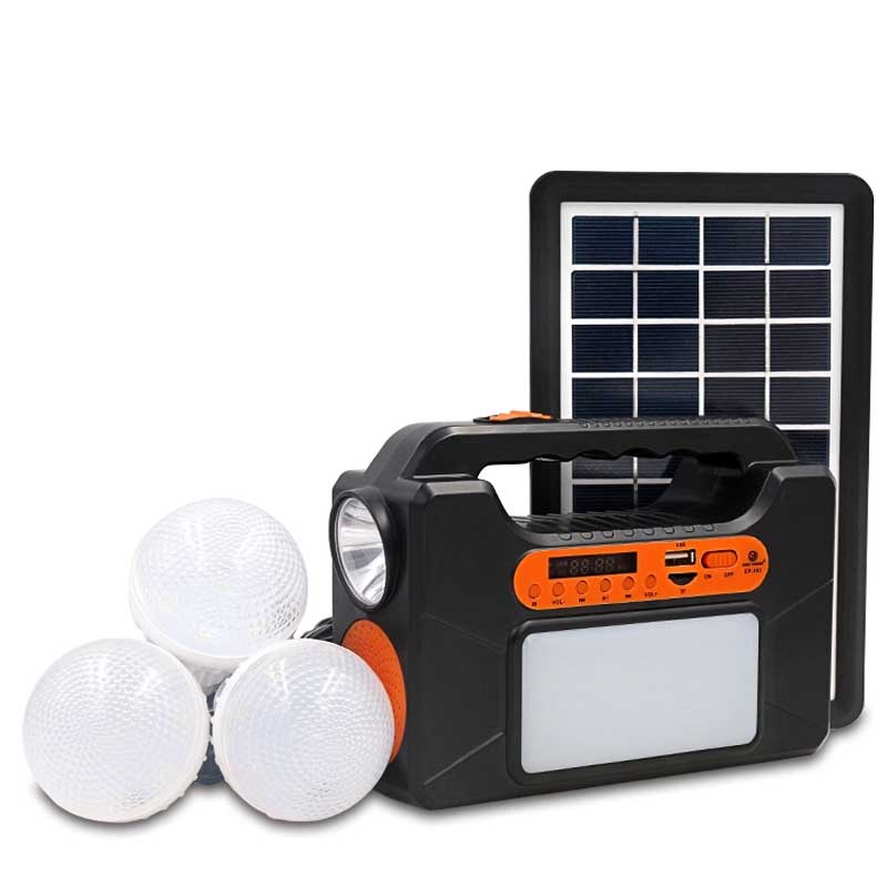 סוללת גיבוי עם מערכת תאורה ניידת ורדיו דגם EP-393BT