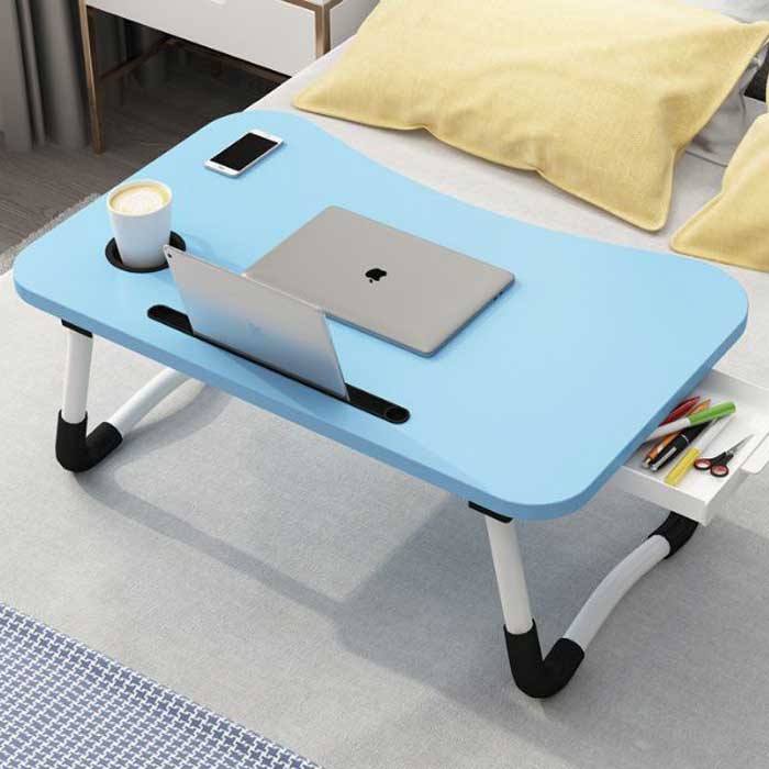 שולחן מתקפל למיטה
