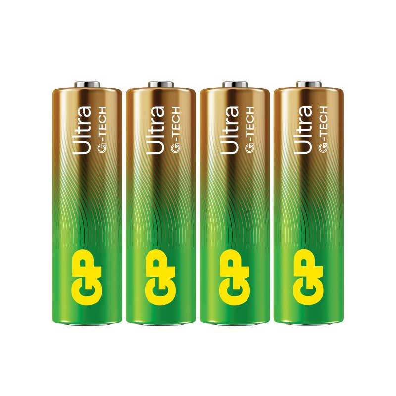 מארז 4 סוללות AA GP ULTRA