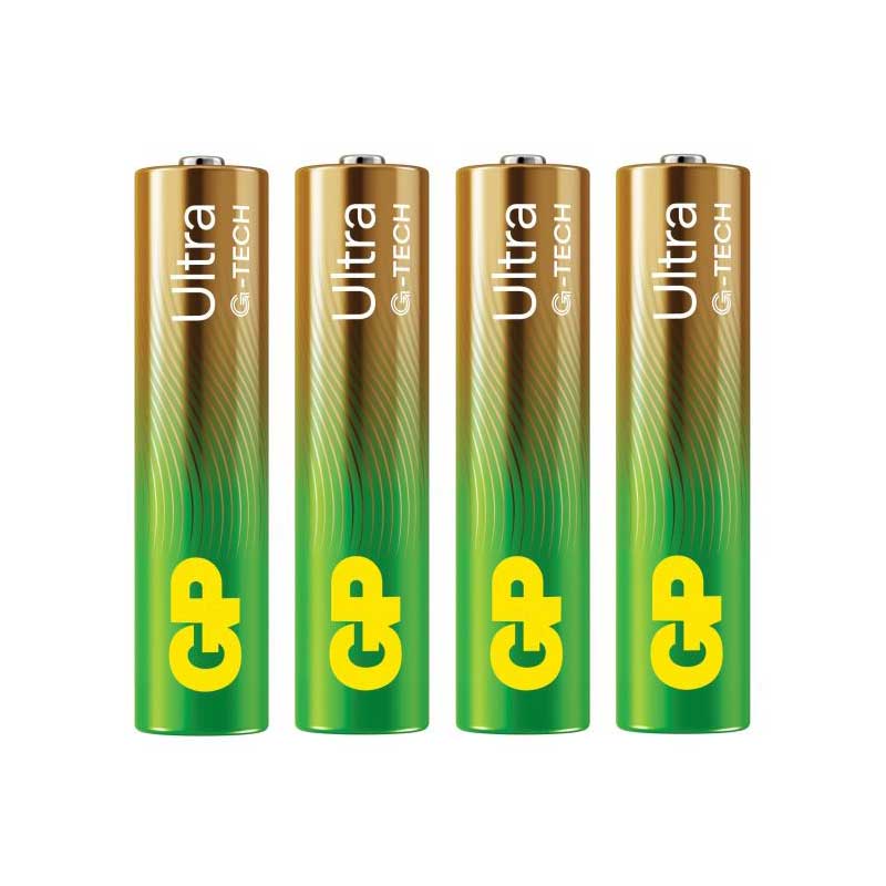 מארז 4 סוללות AAA GP ULTRA