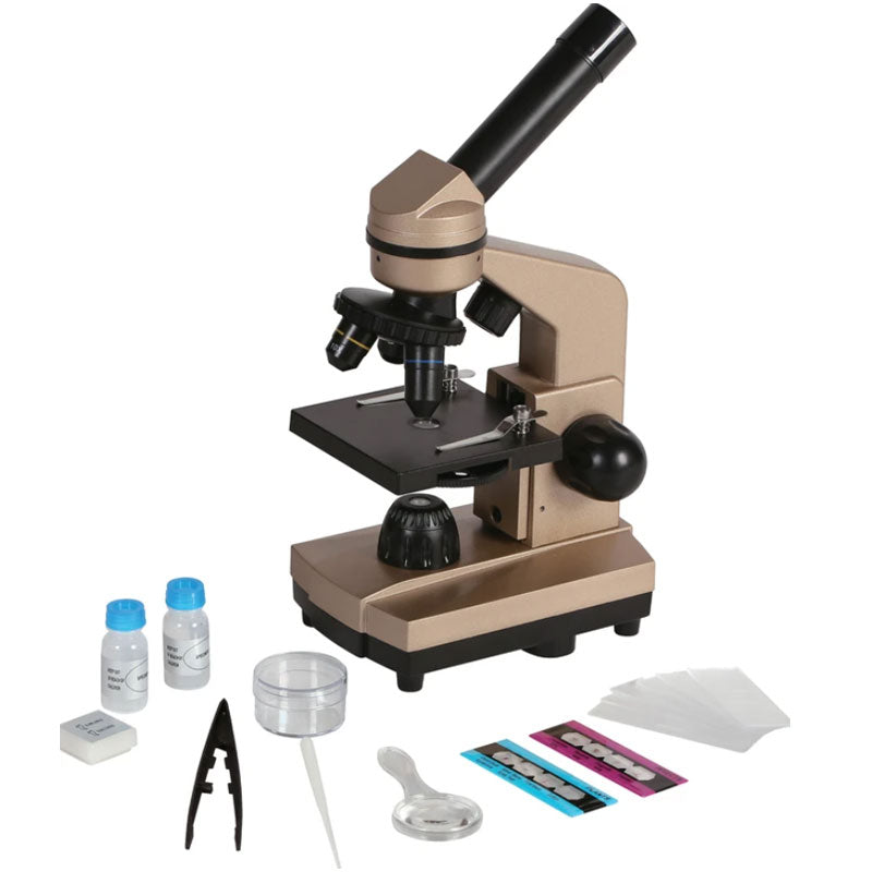 ערכת מיקרוסקופ PRO LAB עם אביזרים מגדיל עד פי 400 - Kon Tiki