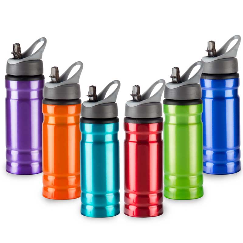 בקבוק שתייה אלומיניום עם פיה נשלפת