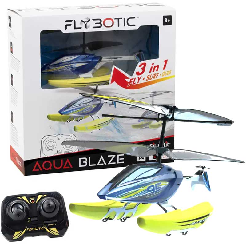 מסוק על שלט נוחת על מים Aqua Blaze