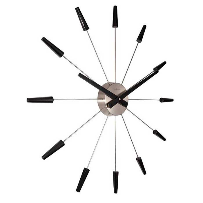 שעון שחור לסלון