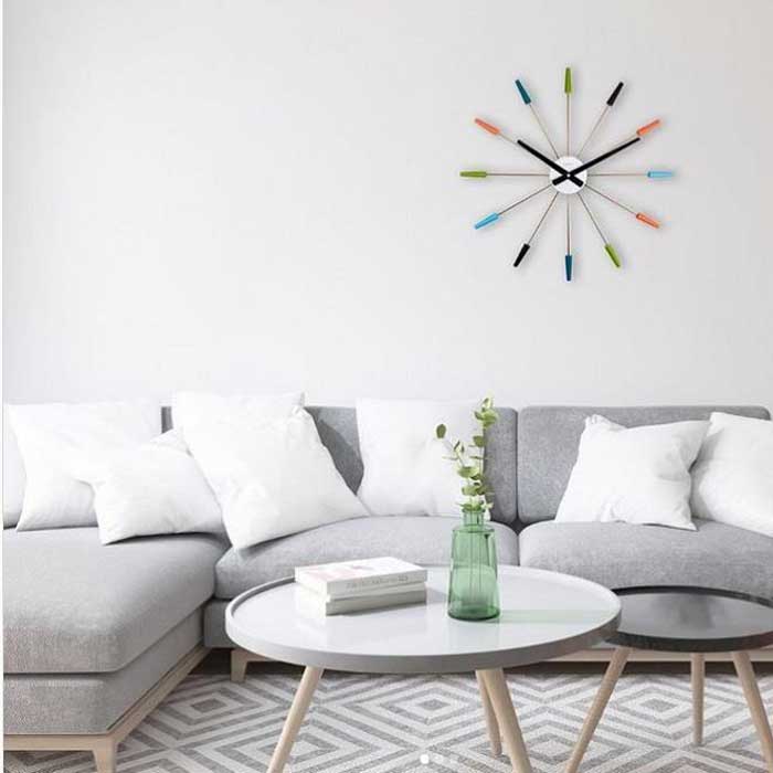 שעון קיר מעוצב לסלון