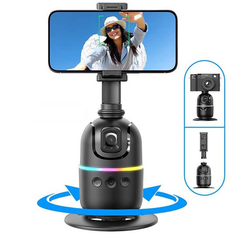 מעמד לסמארטפון עם מצלמת AI למעקב תנועה