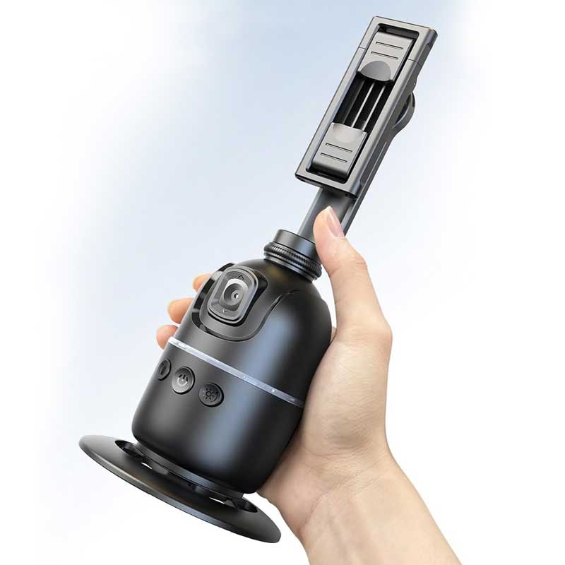 מעמד לסמארטפון עם מצלמת AI למעקב תנועה