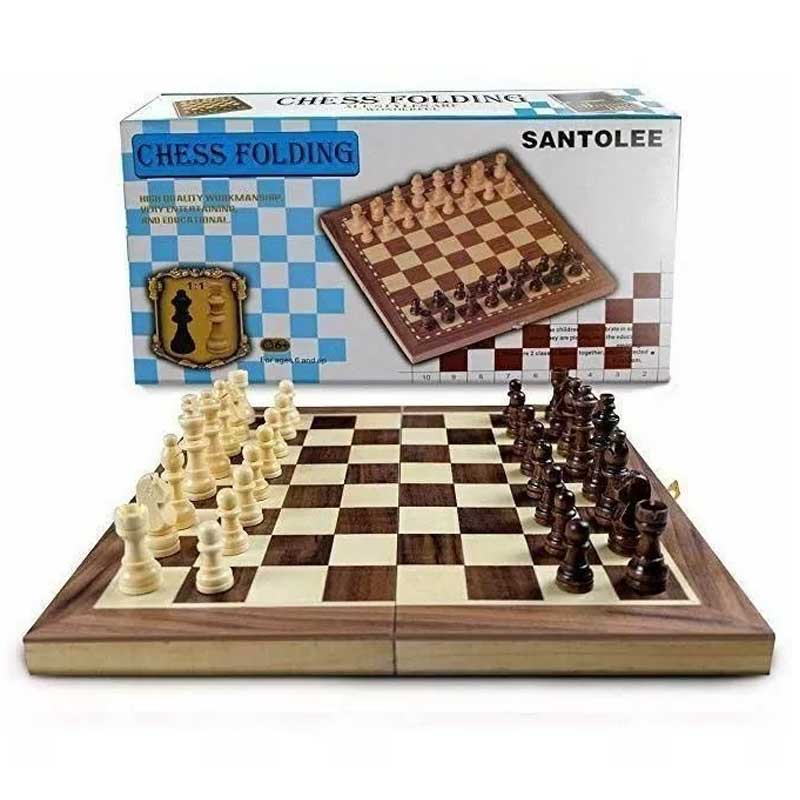 לוח שחמט מגנטי מתקפל גדול