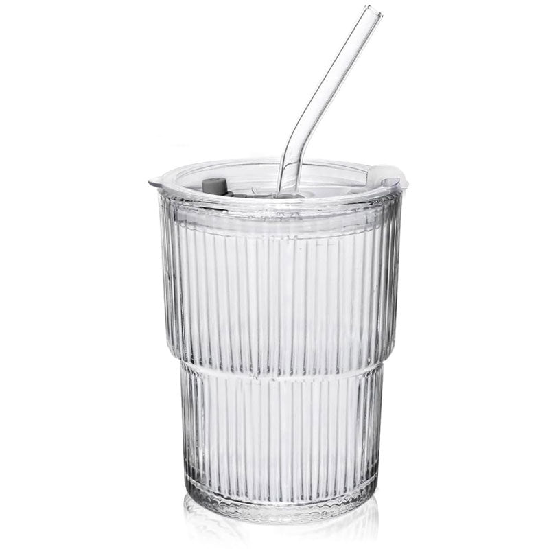 כוס זכוכית בעיצוב רטרו 400 מ״ל - קאפלה