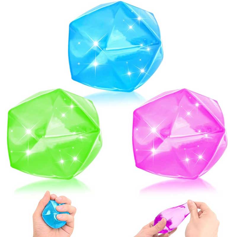 כדור לחץ יהלום Diamond Zqueeze זוהר בחושך