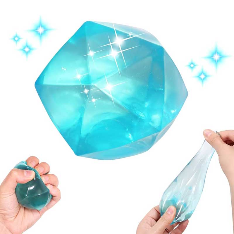 כדור לחץ יהלום Diamond Zqueeze זוהר בחושך