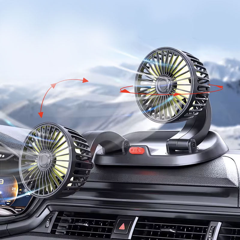 מאוורר שולחני כפול בחיבור USB