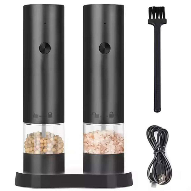 זוג מטחנות מלח פלפל חשמליות