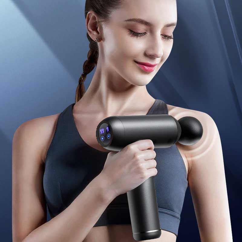 אקדח עיסוי עם צג דיגיטלי