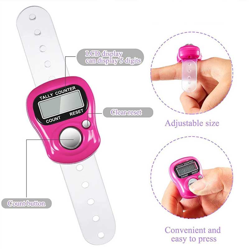 מונה סטופר דיגיטלי לאצבע