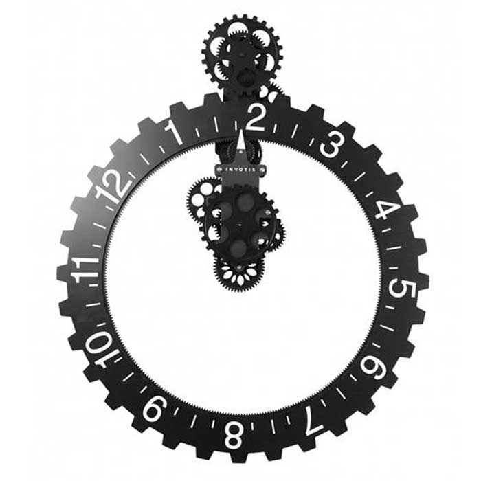 שעון קיר גלגלי שיניים