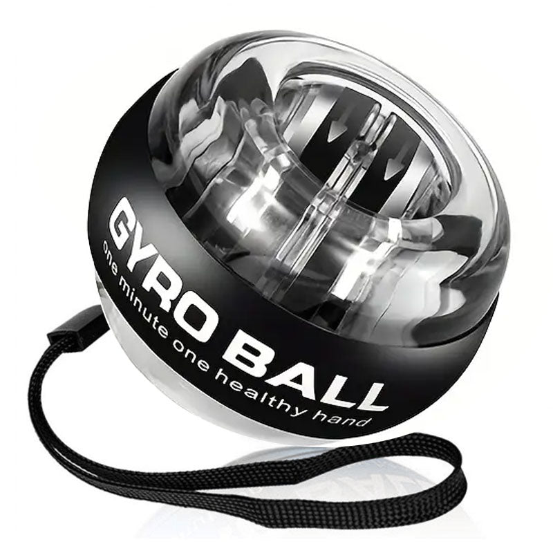 כדור כוח עם תאורה והנעה אוטומטית - שחור