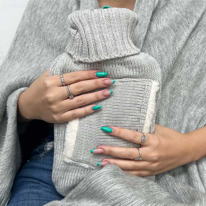 בקבוק מים חמים עם כיס חימום