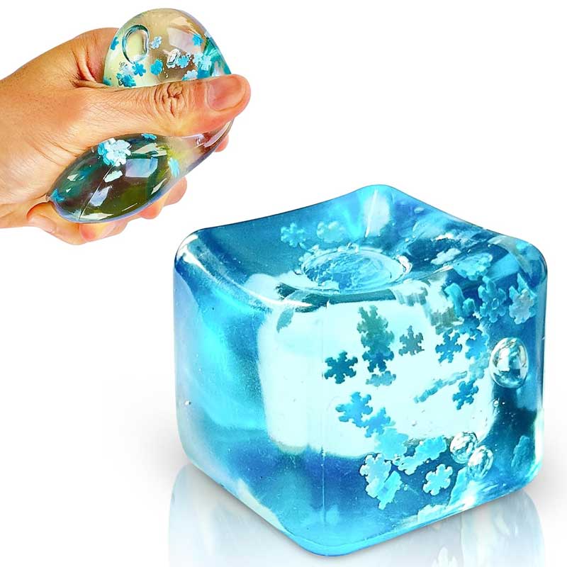 קוביית קרח מעיכה פתיתי שלג