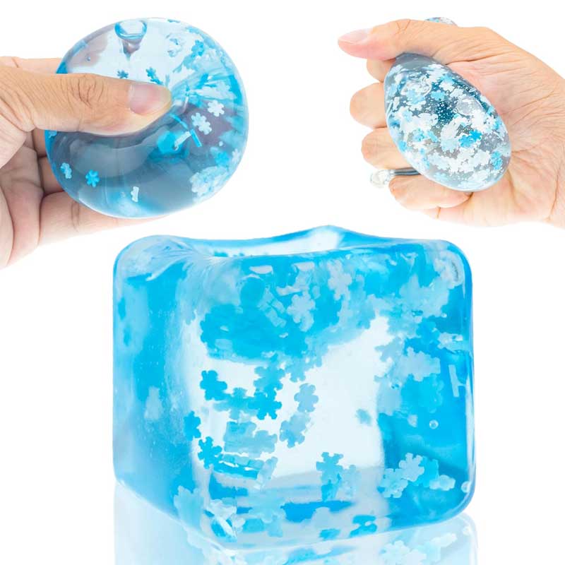 קוביית קרח מעיכה פתיתי שלג