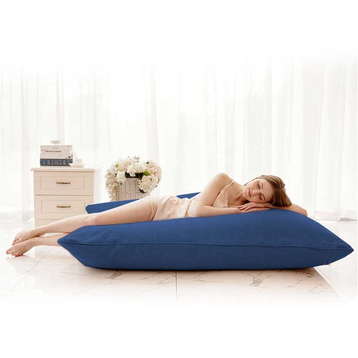 פוף כרית ענק - כחול