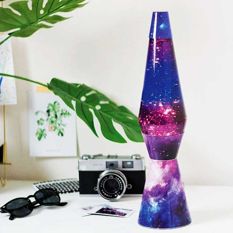 מנורת לבה נצנצים גלקסיה