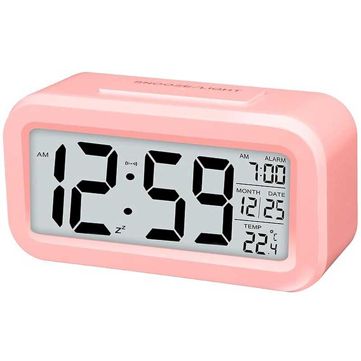 שעון מעורר עם תאורת לד