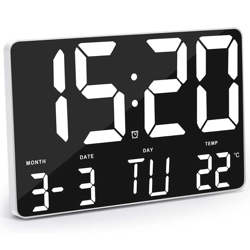 שעון קיר לדים