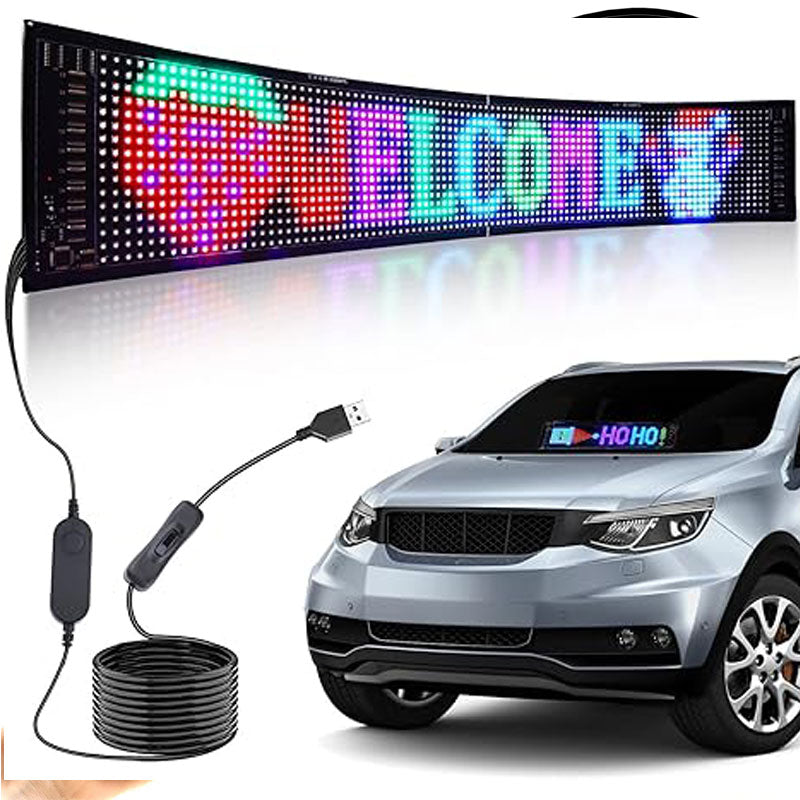 שלט לד גמיש חכם 12×47 ס״מ