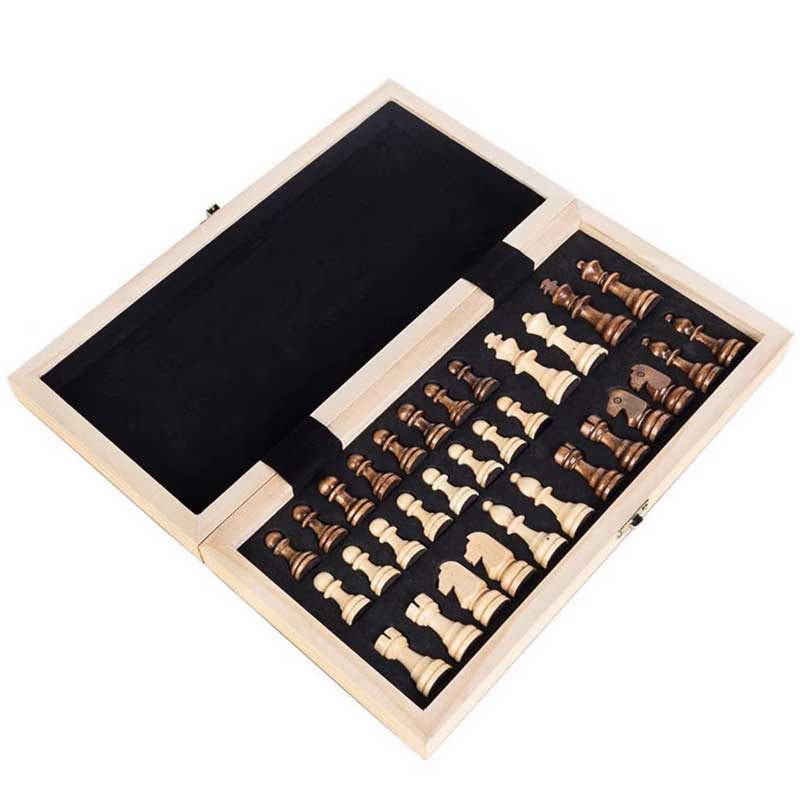 לוח שחמט מגנטי מתקפל גדול