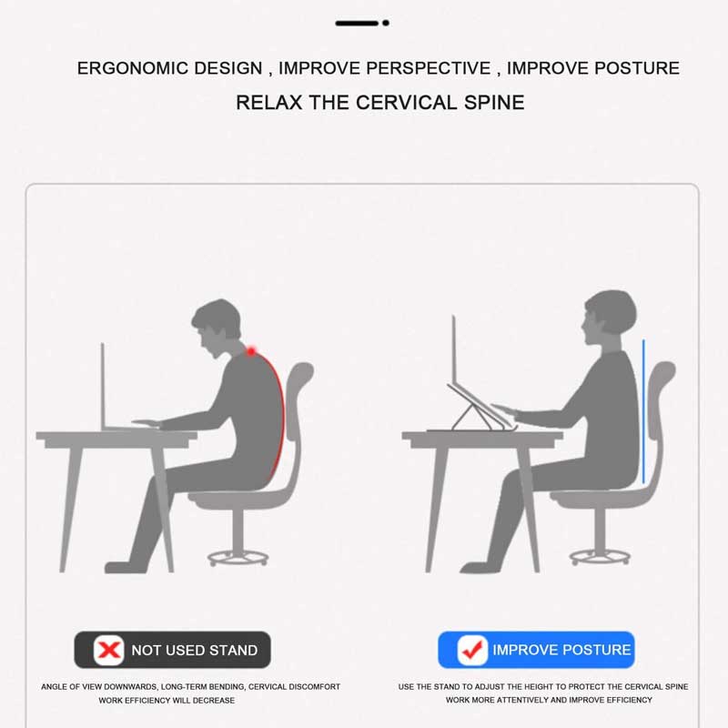 מעמד מתקפל למחשב נייד