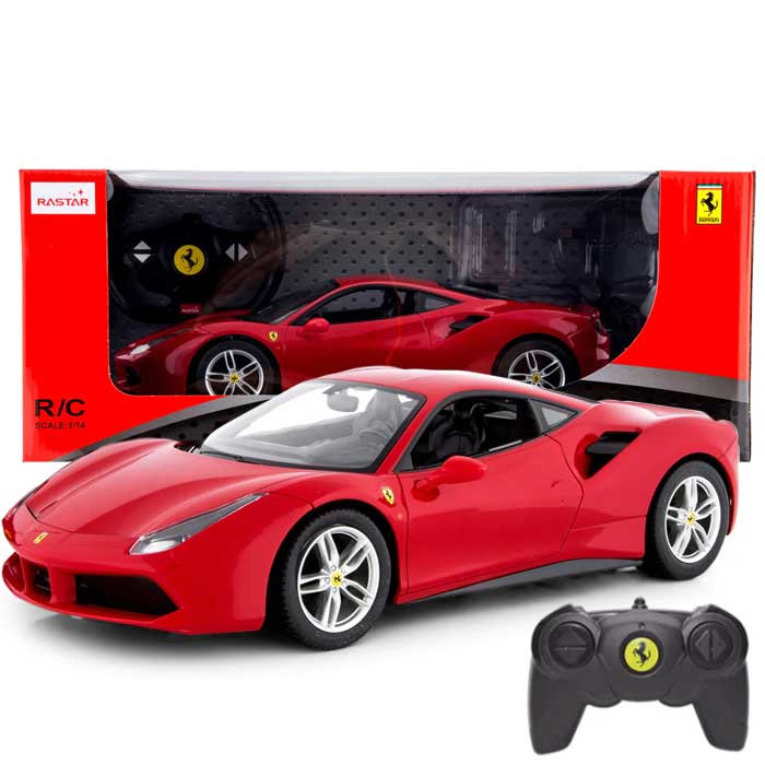 מיני מכונית פרארי על שלט 488 GTB 1:24