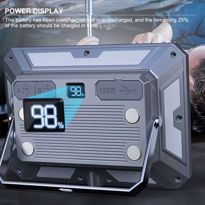 צג דיגיטלי לחיווי מצב סוללה