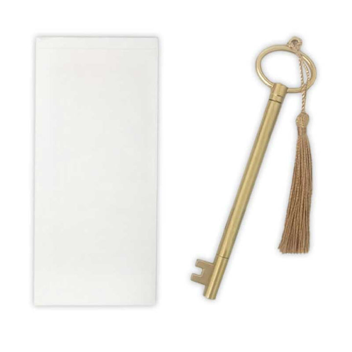 עט בעיצוב מפתח ופנקס רישום