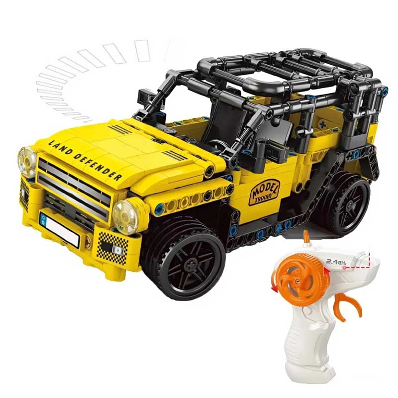 ג'יפ להרכבה על שלט רחוק Land Defender מבית Pingao Blocks