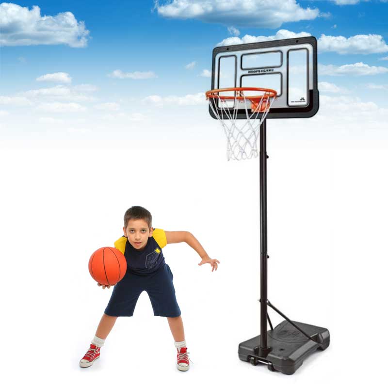 מתקן כדורסל מתכוונן