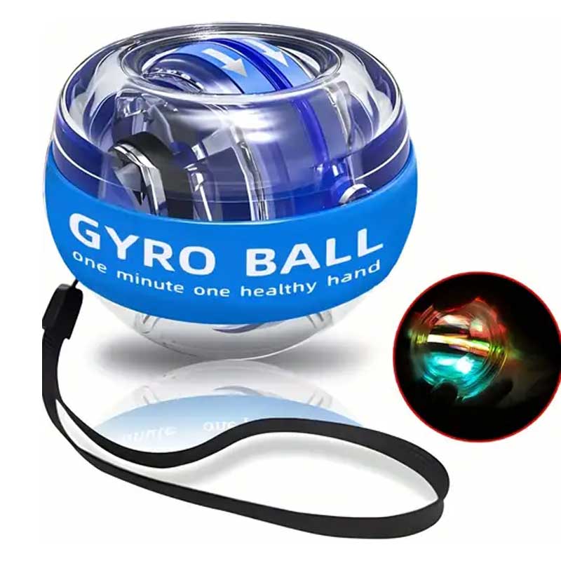 כדור כוח עם תאורה והנעה אוטומטית - כחול