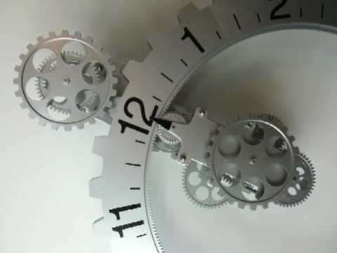 שעון קיר - חישוק גלגלי שיניים