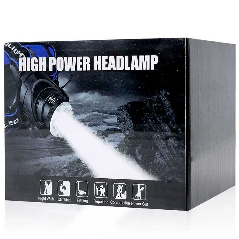 פנס ראש מקצועי נטען קוברה