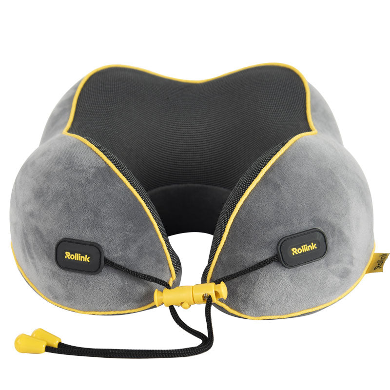 כרית צוואר אפקט זיכרון מבית Rollink עם נרתיק נשיאה