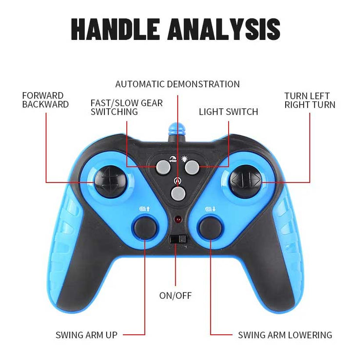 מכונית על שלט 6 גלגלים