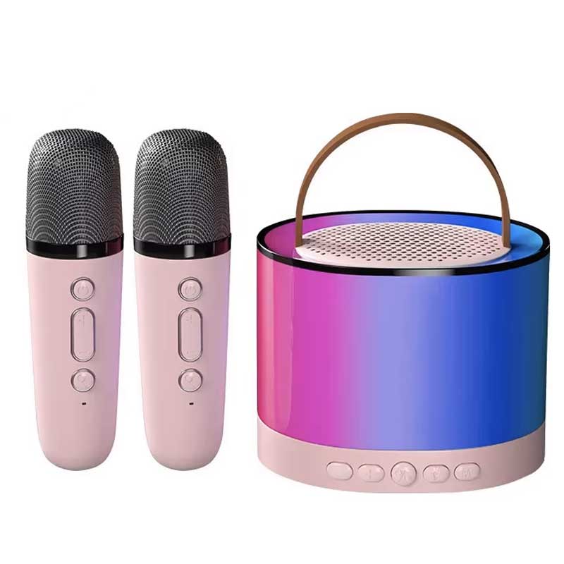 רמקול קריוקי עם 2 מיקרופונים אלחוטיים