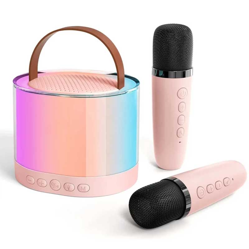 רמקול קריוקי עם 2 מיקרופונים אלחוטיים