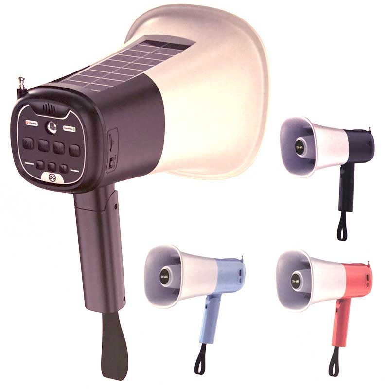 מגפון מקצועי עם טעינה סולארית