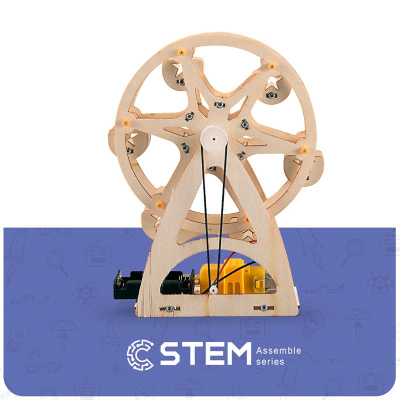 גלגל ענק להרכבה עצמית מבית STEM