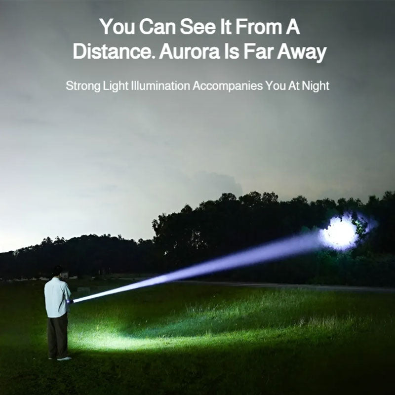 פנס טקטי עוצמתי עם זום ופוקוס משתנה