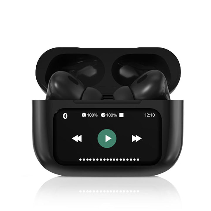 אוזניות בלוטוס עם מסך מגע