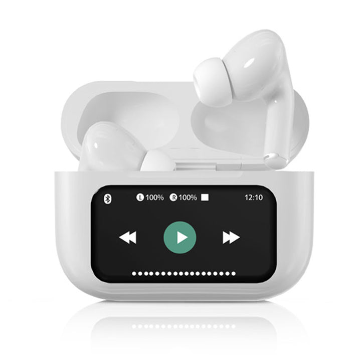 אוזניות בלוטוס עם מסך מגע