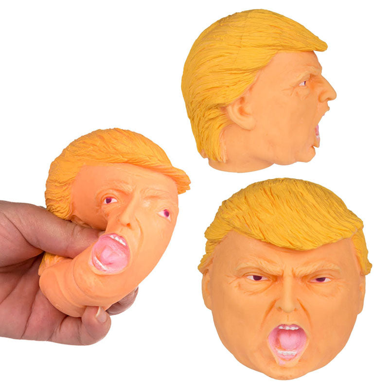 כדור מעיכה בצורת הראש של דונלד טראמפ